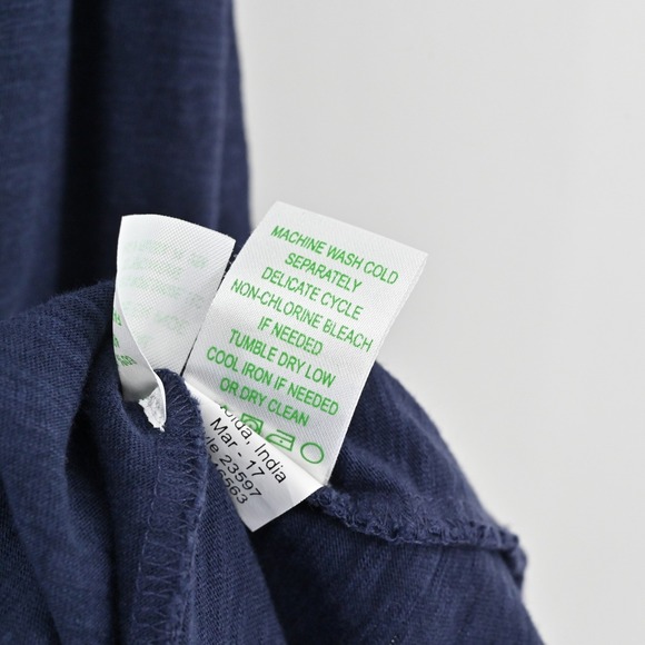 Lilly Pulitzer Navy Blue Essie Dress Size S Sleeveless Smocked Henley Breathable - Picture 9 of 14